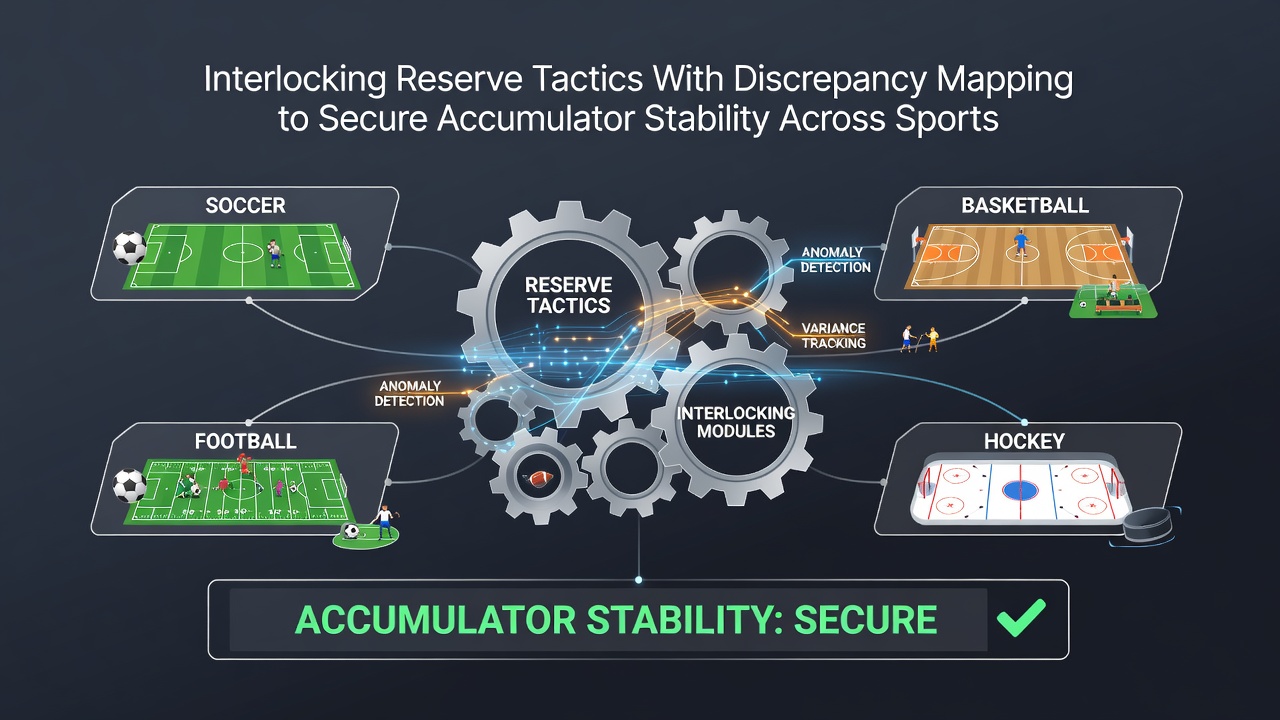 Chart showing discrepancy mapping results across multiple sports accumulator legs
